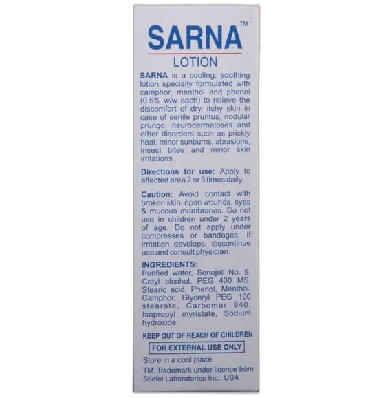 sarna lotion 60 ml
